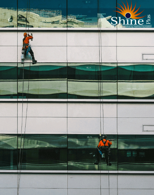 Glass Cleaning Team Image